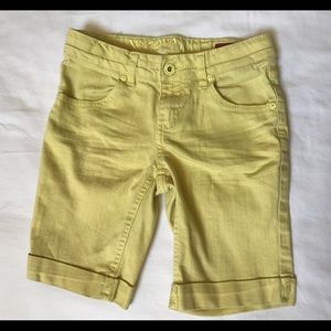 Arizona Jeans Co. Yellow Bermuda Shorts